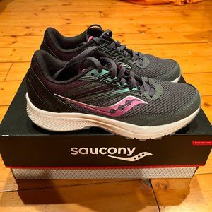 Saucony Cohesion 15 - Shadow/Razzle Carbon - Size 8.5 - With Box